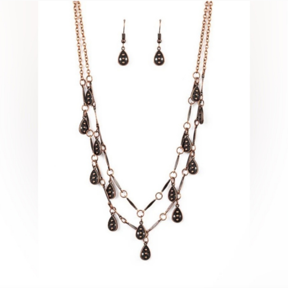 Galapagogos Gypsy Copper Necklace New